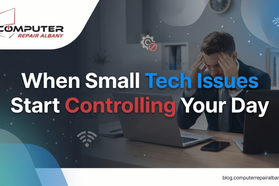 When Small Tech Issues Start Controlling Your Day