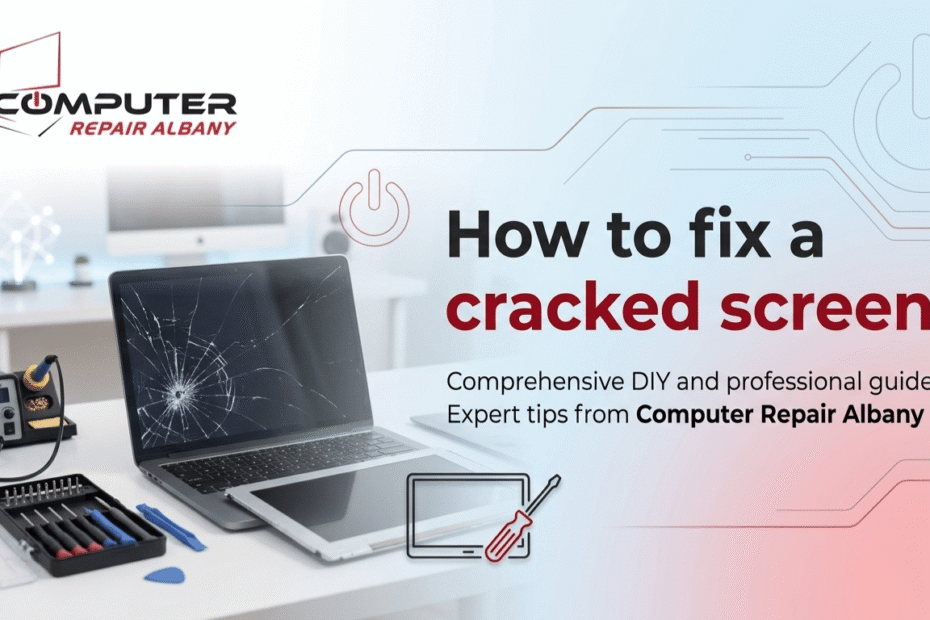 How to fix a cracked screen