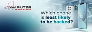 Which phone is least likely to be hacked?