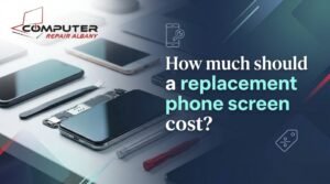 How much should a replacement phone screen cost?