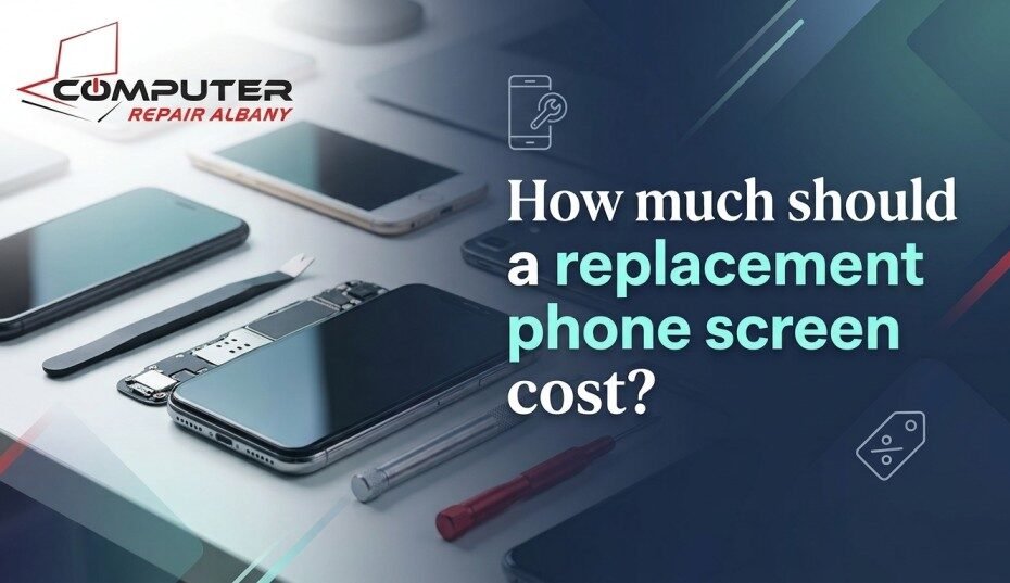How much should a replacement phone screen cost?